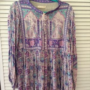 Spell Purple Boho Blouse
